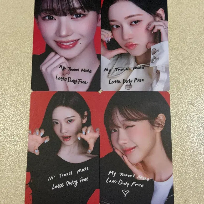 [BUNJANG] Aespa Lotte Duty Free Plastic Photocard / 에스파 롯데면세점 포카