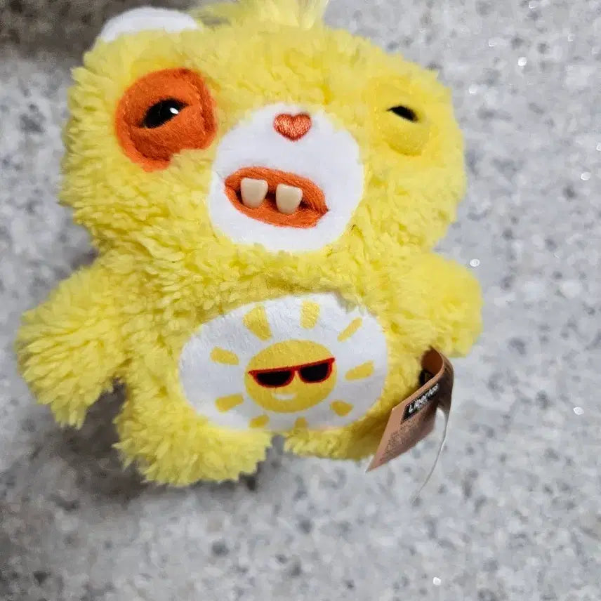 [BUNJANG] Fuggler Care Bears Series (Yellow) Plush Toy / 퍼글러 케어베어 시리즈(노랑)
