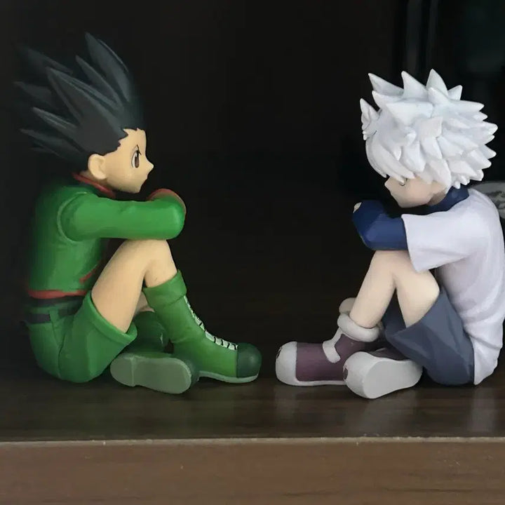 [BUNJANG] Hunter x Hunter Gon &amp; Killua Suwarasetai Gacha Figures Bundle Set / 일괄 // 헌터헌터 곤 키르아 스와라세타이 가챠 피규어