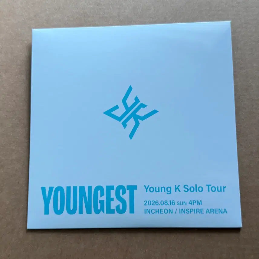 [BUNJANG] Young K Last Concert Entrance Gift Photocard / 영케이 막콘 입장기프트 양도