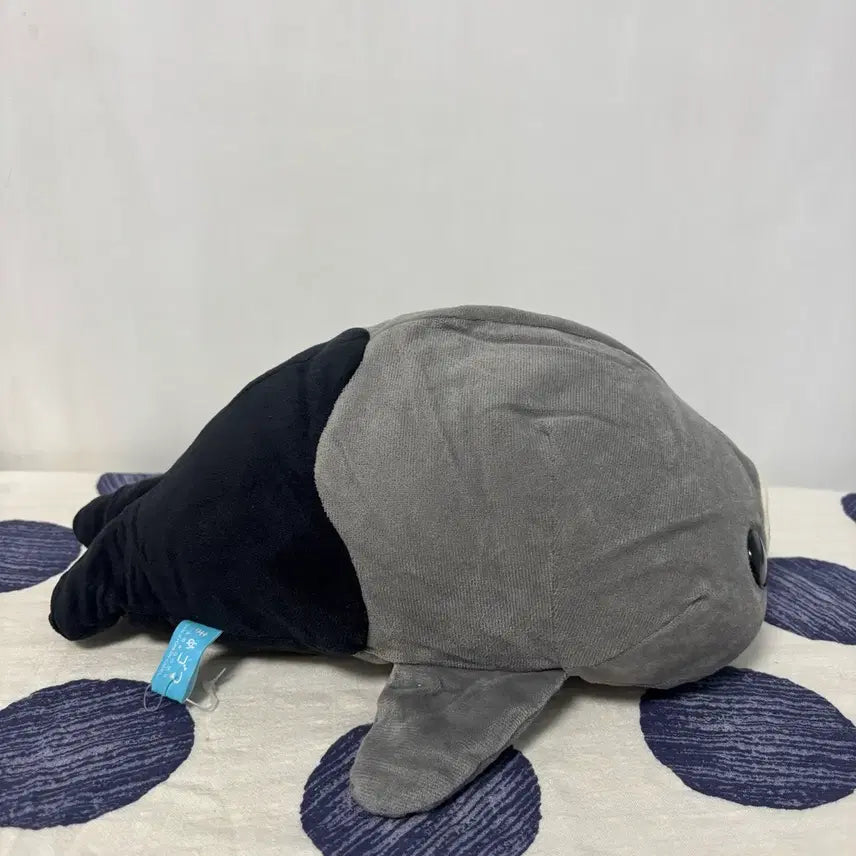 [BUNJANG] San-X Mamegoma Medium Plush Gray / 고전 산엑스 회색 마메고마 중형 인형