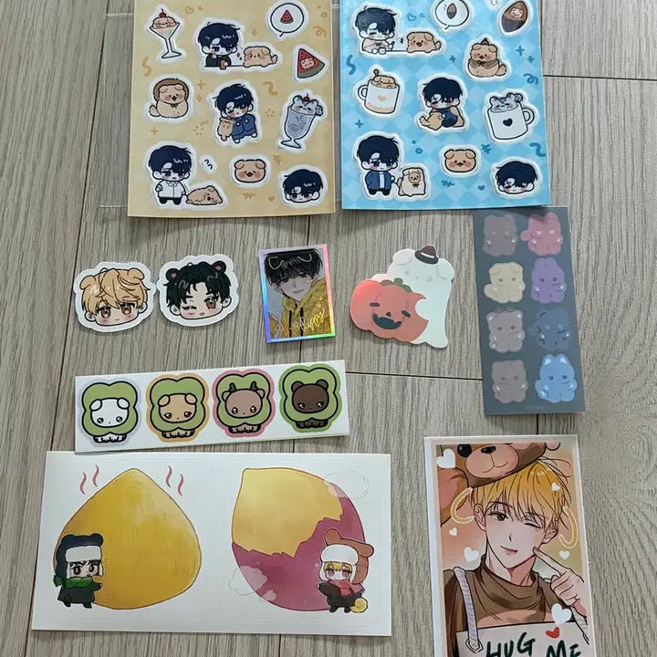 [BUNJANG] Demutj All Characters Sticker Set / 데못죽 비공굿 스티커 스튜님 이로님 지츄님 에긍님 물개님 호떡님 쮜님