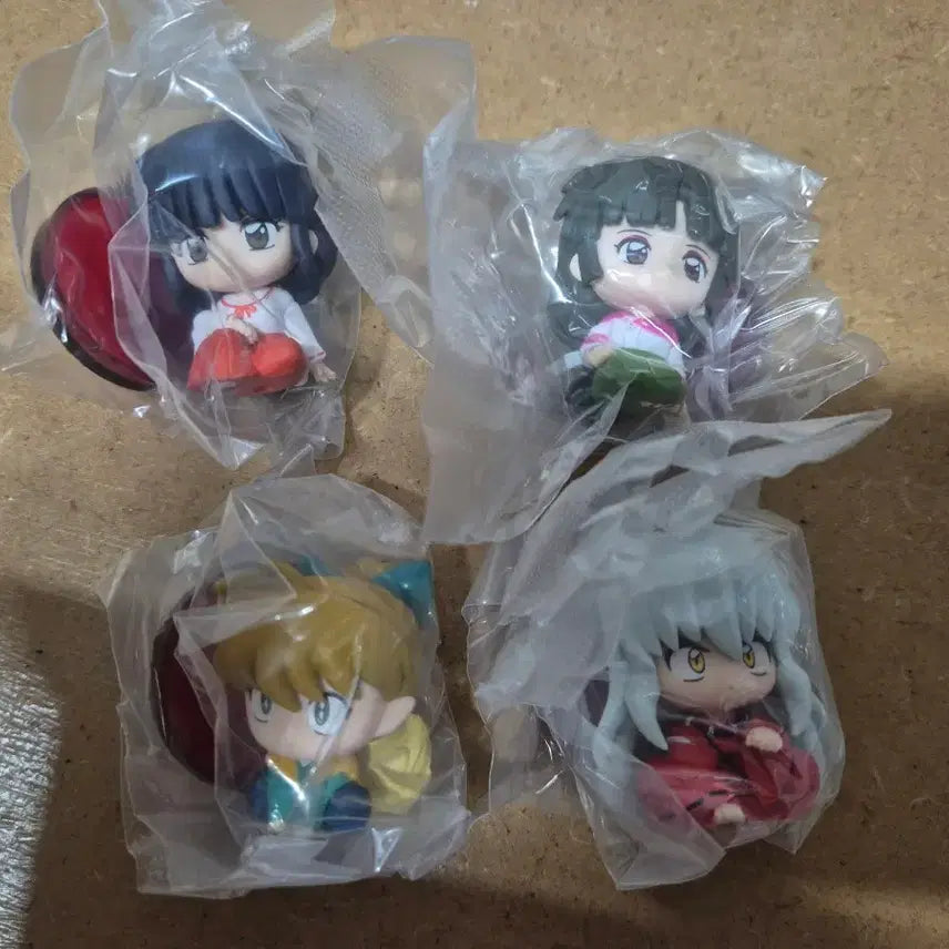 [BUNJANG] Inuyasha Owari No Sekai Gacha Figures Bundle Set (Inuyasha, Kagome, Sango, Shippo) / 이누야샤(반요이누야샤.금강.산고.싯포)오스와리2 가챠피규어 일괄