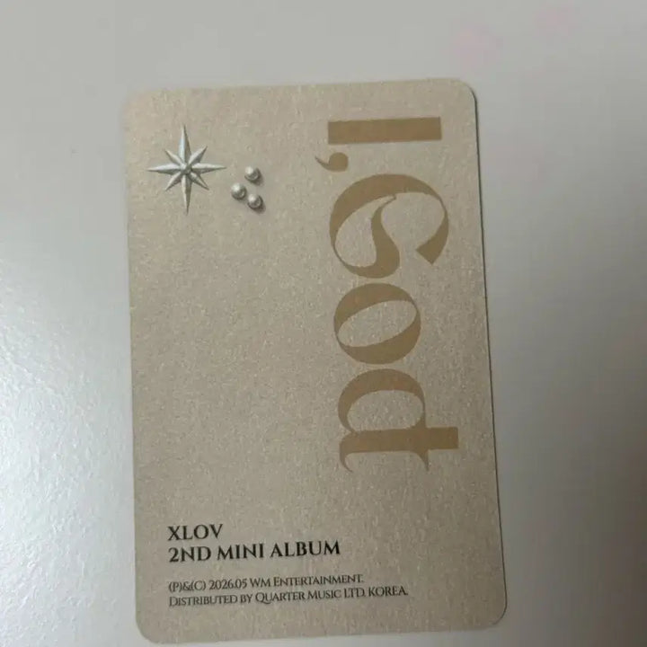 [BUNJANG] XLOV IGod Hyun Album Photocard / 엑스러브 Xlov 아이갓 IGod 현 앨범 포카