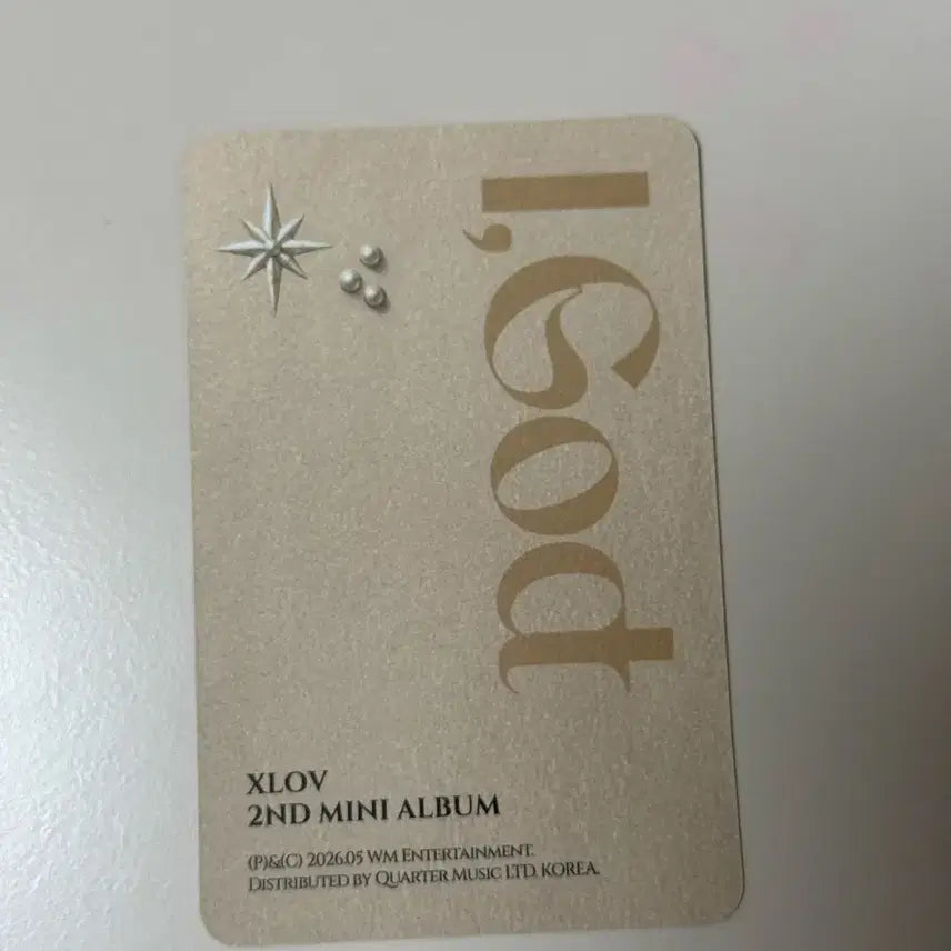 [BUNJANG] Xlov IGod Hyun Album Photocard / 엑스러브 Xlov 아이갓 IGod 현 앨범 포카