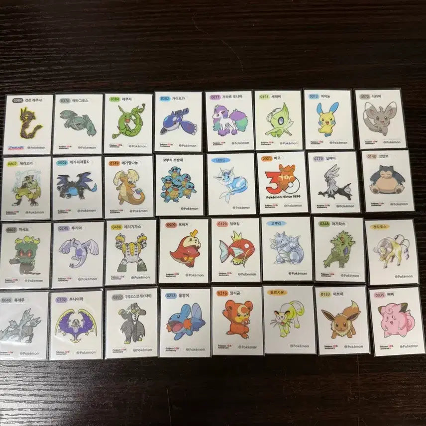 [BUNJANG] Pokemon Sticker Collection / 포켓몬 띠부실!!