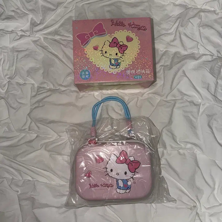 [BUNJANG] Sanrio Hello Kitty Mini Ready Bag Carrier - Pink, New / 산리오 헬로키티 키티 미니 레디백 캐리어 가방 새상품