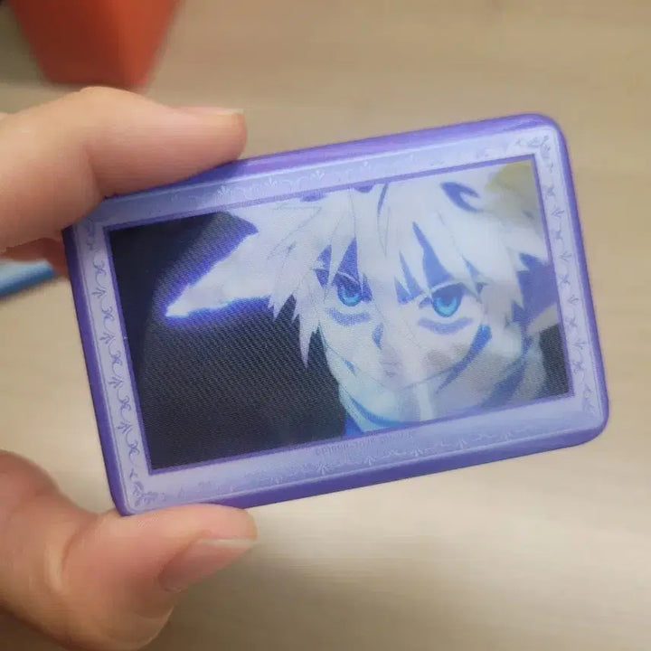 [BUNJANG] Hunter x Hunter Killua Lenticular Square Cat Badge / 헌터헌터 키르아 렌티큘러 사각 캣뱃지