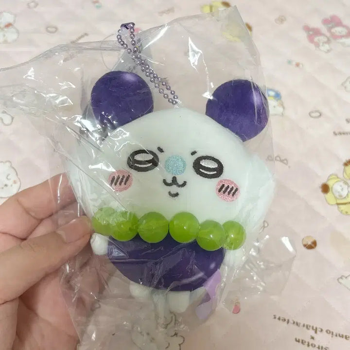 [BUNJANG] Chiikawa Fruit Series Grape Momonga Plush Keychain / 치이카와 과일 시리즈 포도 모몽가 인형 키링 새상품