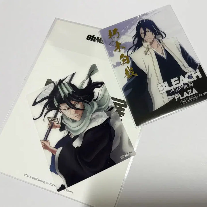 [BUNJANG] Bleach Byakuya Special Edition Clear Card and Postcard Bundle Set / [블리치] 뱌쿠야 특전 클리어카드 외 일괄