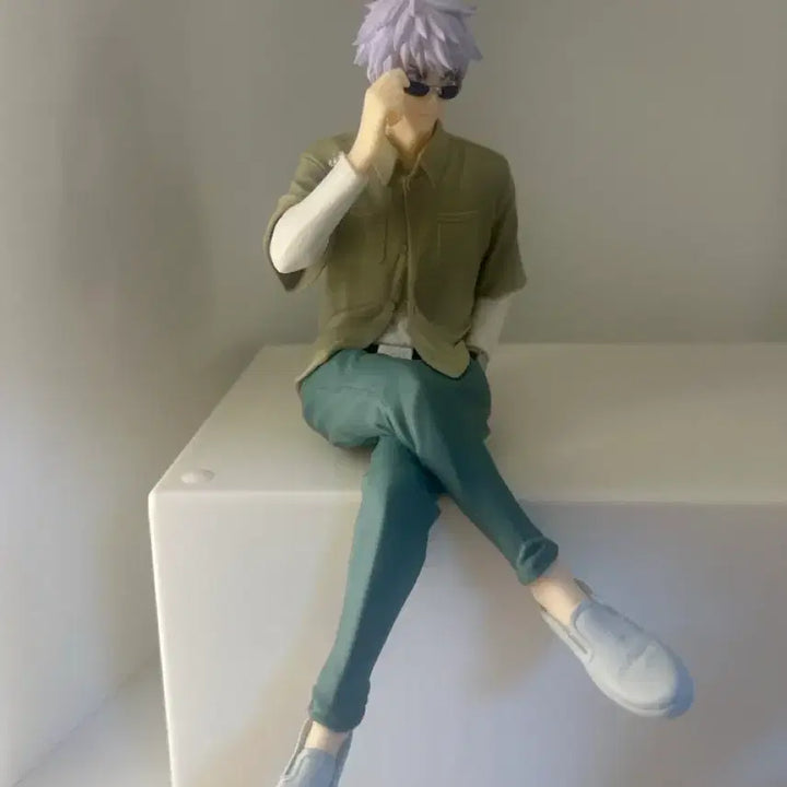 [BUNJANG] Gojo Casual Ending Noodle Stopper Figure / 새벽할인) 고죠 엔딩 사복 누들스토퍼 피규어