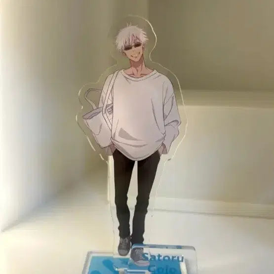 [BUNJANG] Jujutsu Kaisen Satoru Gojo Pony Cleaning Acrylic Stand / 희귀) 주술회전 고죠 사토루 포니 클리닝 아크릴 스탠드