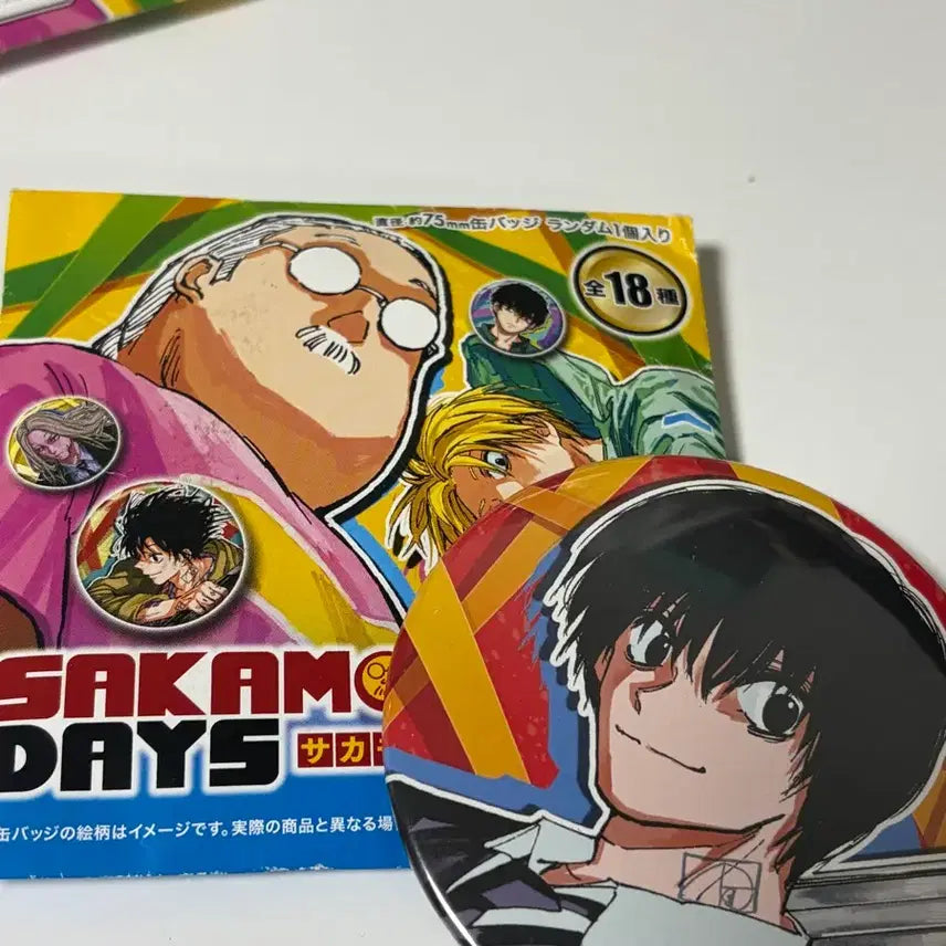 [BUNJANG] Sakomoto Days Original Art Can Badge Narumi / 사카모토데이즈 원화 캔뱃지 나루미