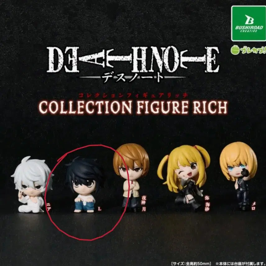 [BUNJANG] Death Note L Rich Gacha Figure / 데스노트 엘 리치 가챠