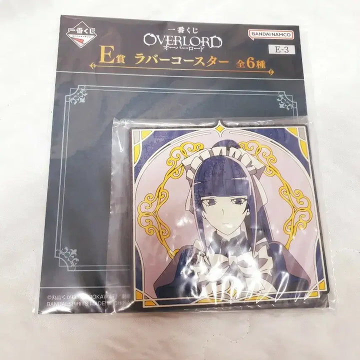 [BUNJANG] Overlord Ichiban Kuji E Prize Rubber Coaster / 오버로드 이치방쿠지 제일복권 E상 고무 코스터