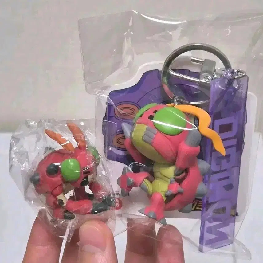 [BUNJANG] Digimon Tentomon Figure Keychain 2-Set / 디지몬 피규어 키링 텐타몬 2종 세트