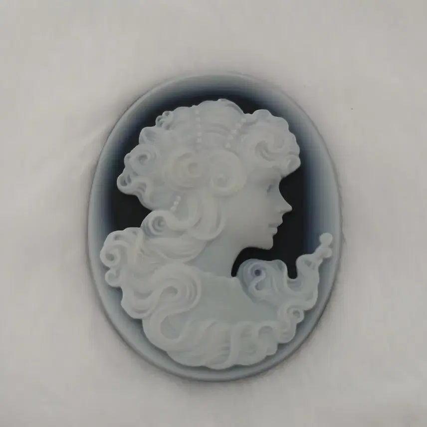 [BUNJANG] Agate Cameo Loose Stone / 아게이트 까메오 나석