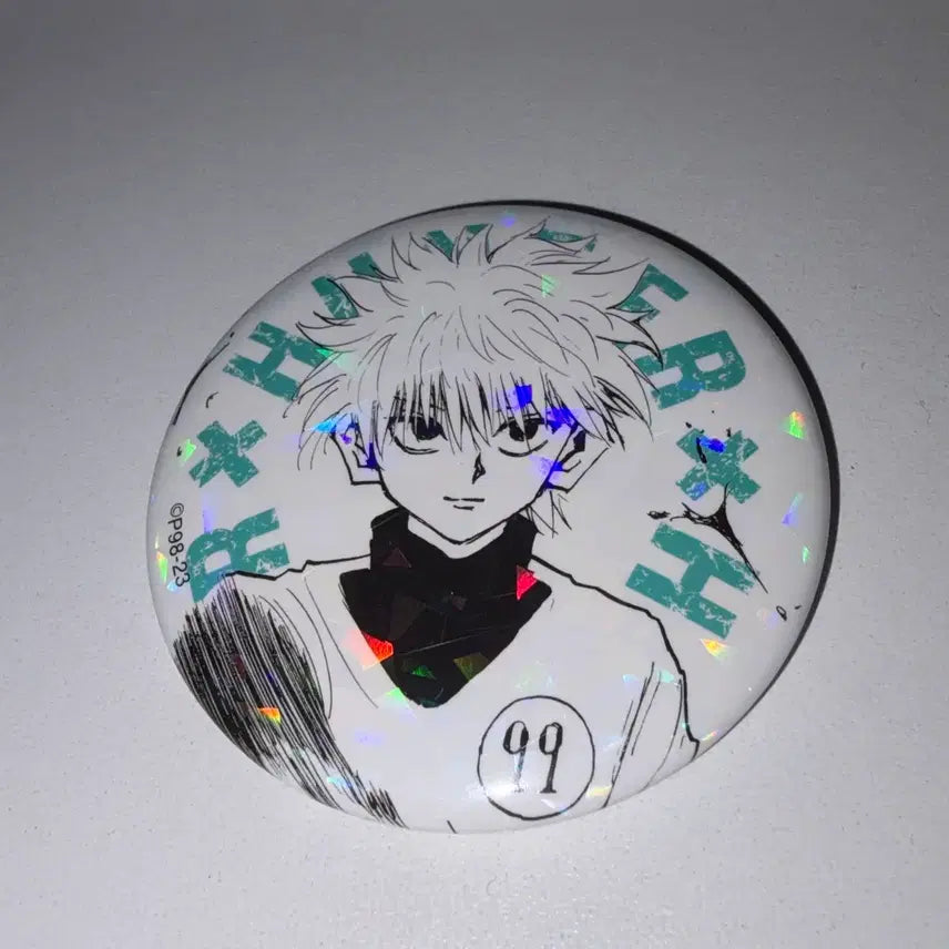 [BUNJANG] Hunter x Hunter All-Star Can Badge Vol. 1 Killua Zoldyck Shueisha Jump Shop / 헌터x헌터 올스타 캔뱃지 1탄 키르아 조르딕 슈에이샤 점프샵