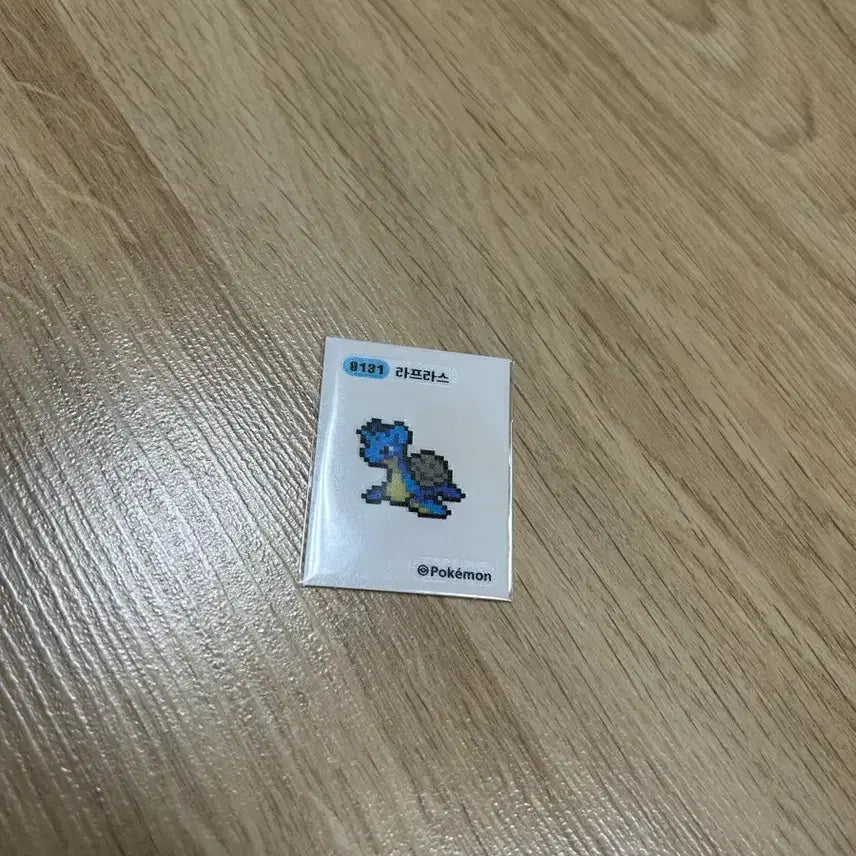 [BUNJANG] Pokemon Pixel Tteubuseal Lapras Sticker / 포켓몬 픽셀 띠부씰 라프라스