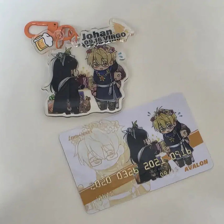 [BUNJANG] Lord of Heroes Johan Acrylic Keyring / 로오히 로드오브히어로즈 요한 아크릴키링
