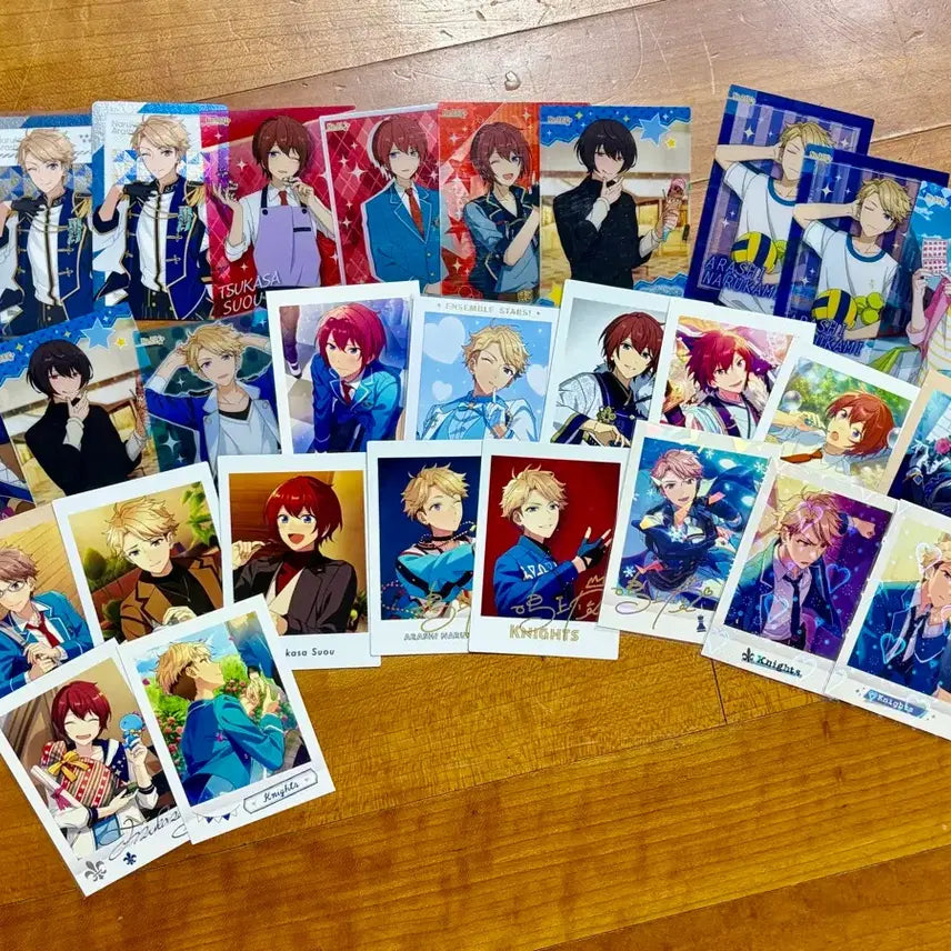 [BUNJANG] Ensemble Stars Knights Rick Arashi Tsukasa Pashacard Bundle Set / 앙스타 나이츠 리츠 아라시 츠카사 파샤 파샷츠 클카 일괄