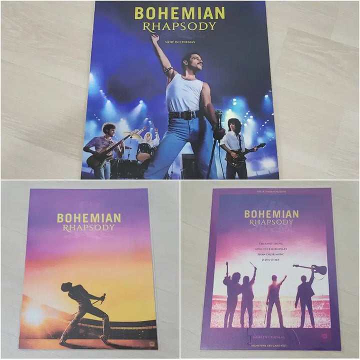 [BUNJANG] Bohemian Rhapsody 2-Set Poster &amp; Art Card / [전용박스 안전포장] 보헤미안랩소디 2종 세트 (포스터+아트카드)