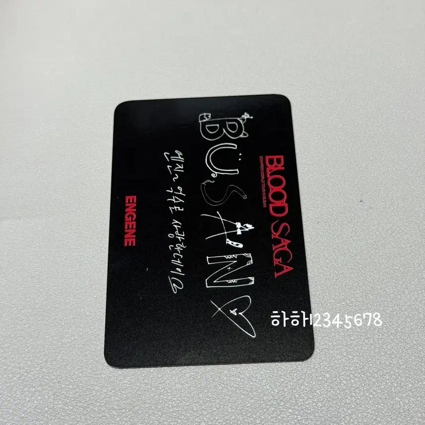 [BUNJANG] ENHYPEN JAY Blood Signature Busan Engin Zone Photocard / 엔하이픈 블러드사가 부산 엔진존 제이