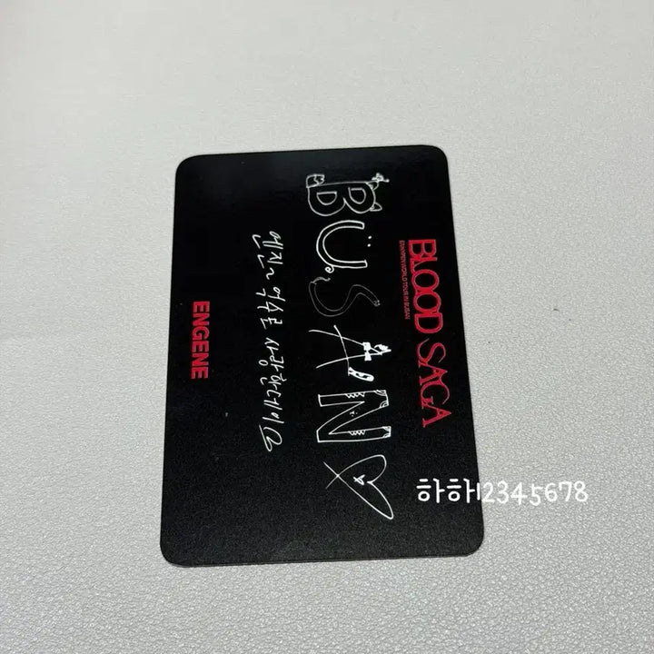 [BUNJANG] ENHYPEN JAY Blood Signature Busan Engin Zone Photocard / 엔하이픈 블러드사가 부산 엔진존 제이