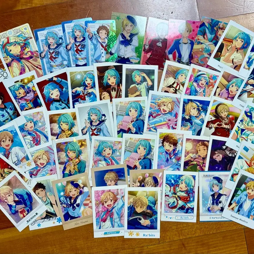 [BUNJANG] Ensemble Stars! Rabbits Hajime Nazuna Tomoya Mitsuru Pashat Card Bundle Set / 앙스타 라빗츠 하지메 나즈나 토모야 미츠루 파샤 파샷츠 클카 일괄