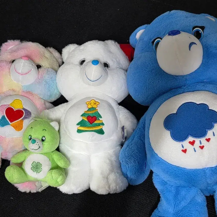 [BUNJANG] Care Bears Plush Set of 4 / 케어베어 인형 4종 세트