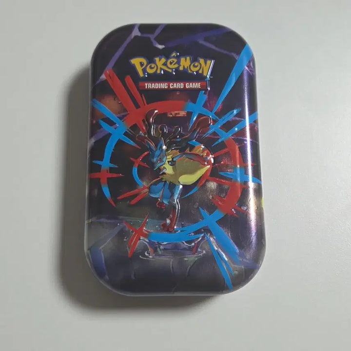 [BUNJANG] Pokemon Mega Evolution Lucario Mini Tin Case (No Packs) / [포켓몬 카드]메가에볼루션 루카리오 미니틴 케이스(팩 없습니다)