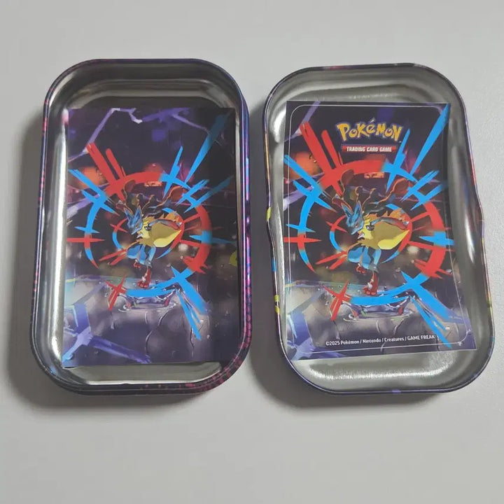 [BUNJANG] Pokemon Mega Evolution Lucario Mini Tin Case (No Packs) / [포켓몬 카드]메가에볼루션 루카리오 미니틴 케이스(팩 없습니다)