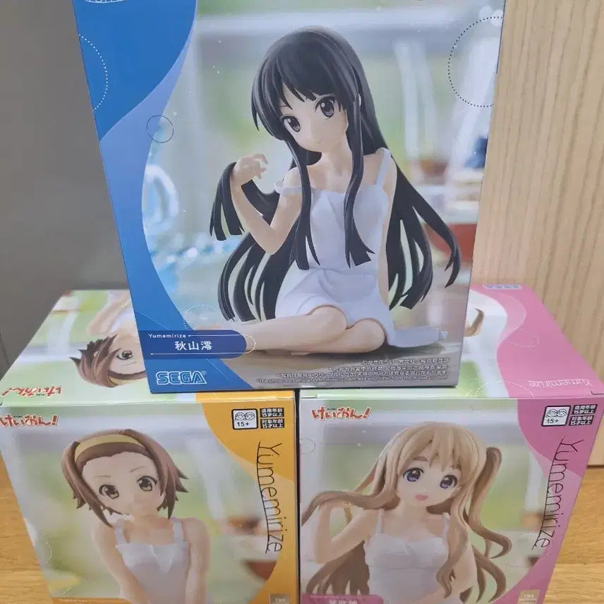 [BUNJANG] Sega K-ON! Yumemiris Figure 3 Types (Mio, Tsumugi) / 세가 케이온! 유메미리즈 피규어 3종  미오 츠무기
