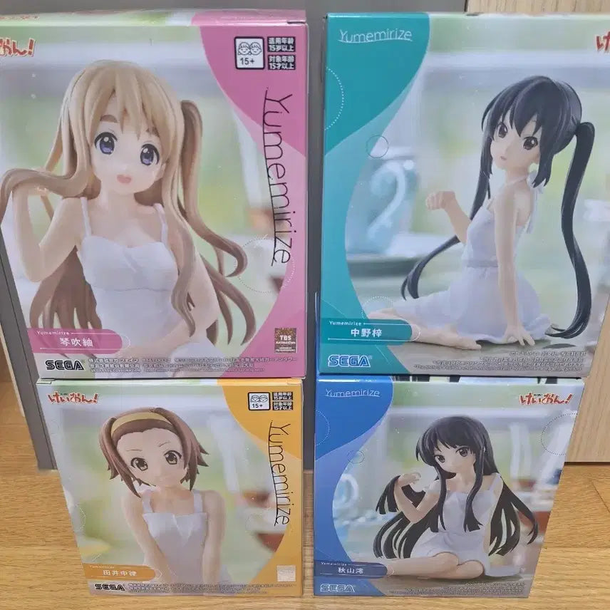 [BUNJANG] K-ON! Yumemiris Figure 4-Piece Set / 케이온 유메미리즈 피규어 4종 세트