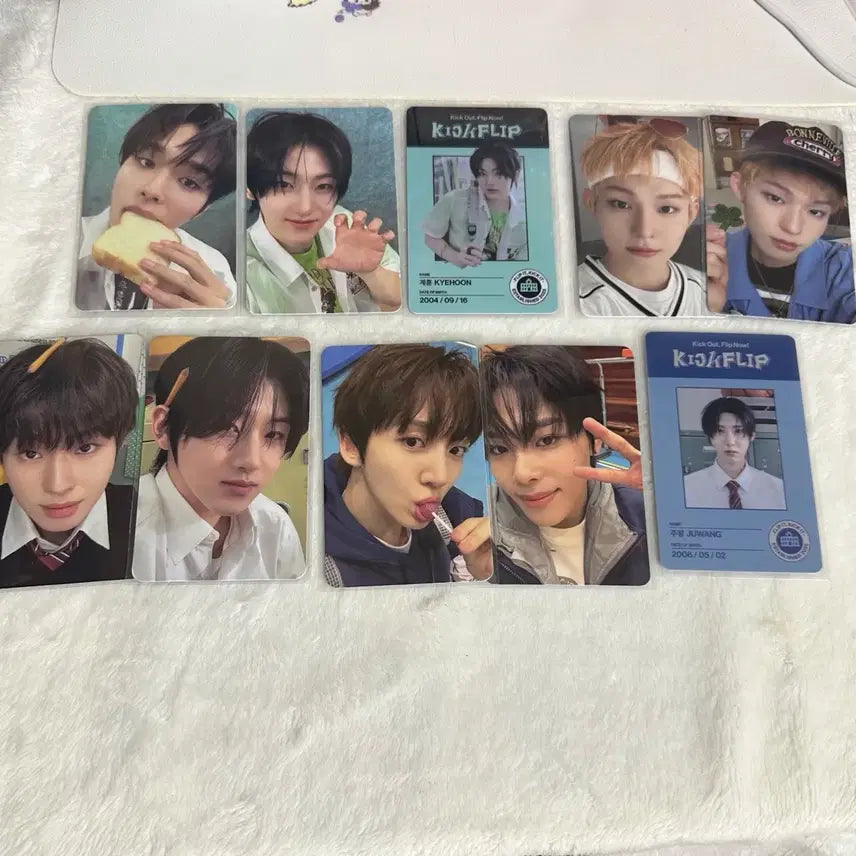[BUNJANG] Kickflip Album Bundle Set - Kihyun, Amaru, Donghwa, Juwang, Minje, Keiju, Donghyun Photocard / 일괄) 킥플립 kickflip 앨범 포토카드 포카 계훈 아마루 동화 주왕 민제 케이주 동현