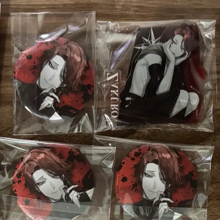 [BUNJANG] Black Star Kkambyul Zakuro Bundle Set / 블랙스타 깜별 자쿠로 굿즈 캔뱃지 아크릴 일괄