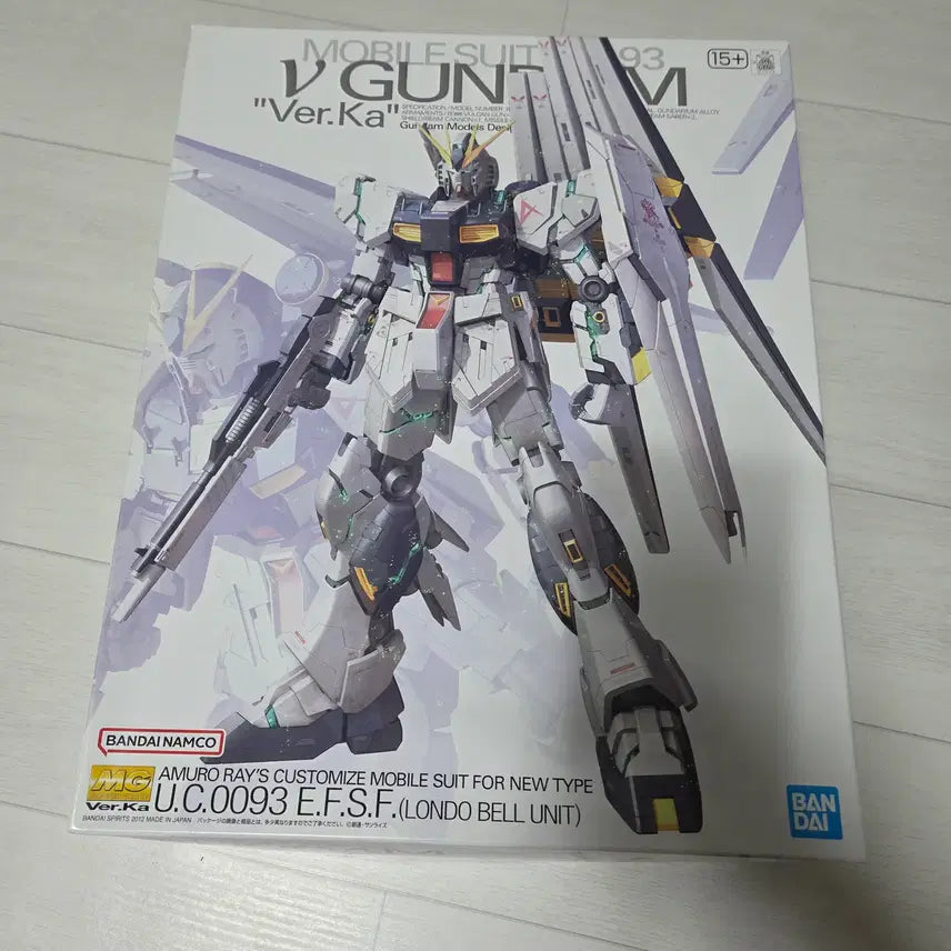 [BUNJANG] Bandai MG Nu Gundam Ver.Ka / 반다이 MG 뉴 건담 Ver.Ka