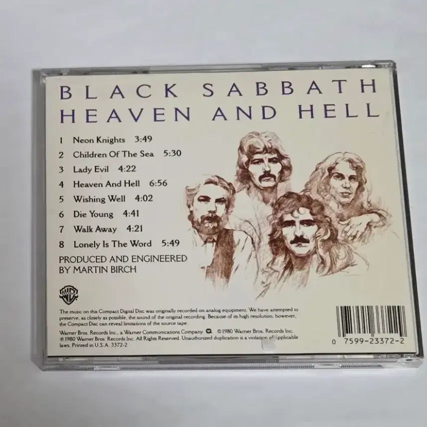 [BUNJANG] Black Sabbath Heaven and Hell CD / 블랙 사바스 Heaven And Hell 앨범 시디 CD