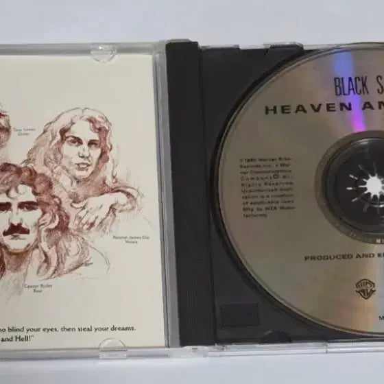 [BUNJANG] Black Sabbath Heaven and Hell CD / 블랙 사바스 Heaven And Hell 앨범 시디 CD
