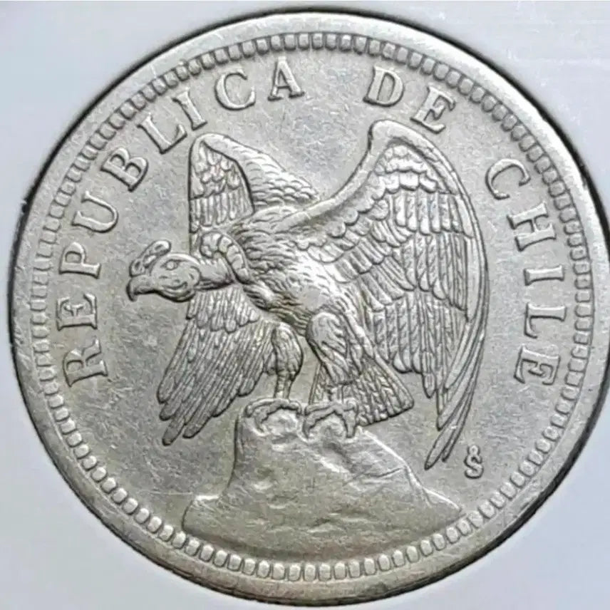 [BUNJANG] 1933 Chile 1 Peso Large Coin / 칠레 1933년 1페소 대형주화.외국주화 주화 화폐 동전