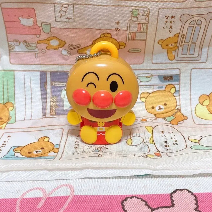 [BUNJANG] Anpanman Keychain Gacha, Figure Set (Cream Panda, Shokupanman, Uncle Pan), Baikinman, Dokinchan Magnets Bundle / [일괄판매] 호빵맨 열쇠가챠, 피규어 세트(크림판다, 식빵맨, 빵아저씨), 세균맨.짤랑이 자석