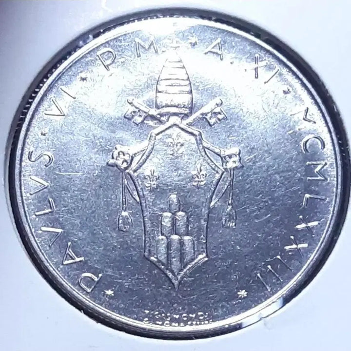 [BUNJANG] Vatican 1977 100 Lire Uncirculated Coin / 바티칸 미사용 1977년 100리라.외국주화.주화 화폐 동전