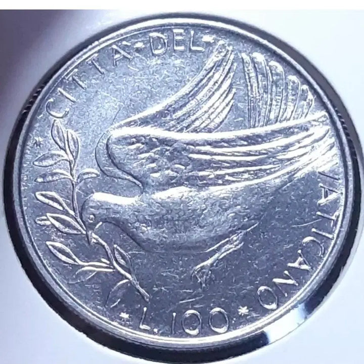 [BUNJANG] Vatican 1977 100 Lire Uncirculated Coin / 바티칸 미사용 1977년 100리라.외국주화.주화 화폐 동전