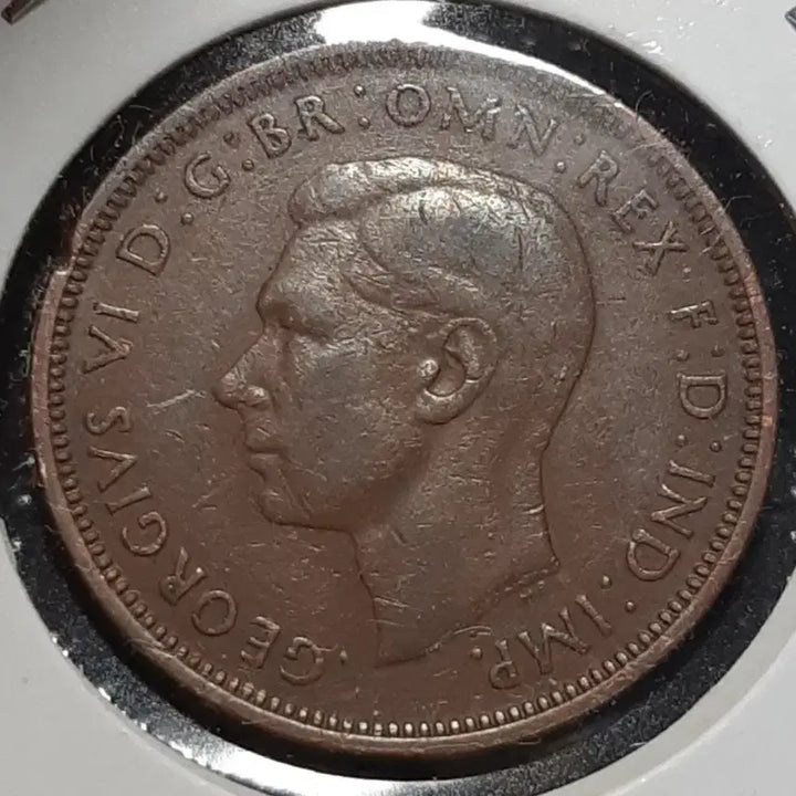 [BUNJANG] 1944 British Half Penny Coin / 영국 1944년 하프페니.외국주화 주화 화폐 동전