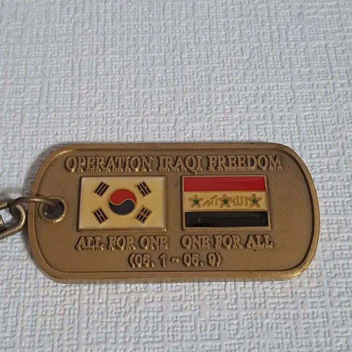 [BUNJANG] Zaytun Unit Military Coin Military Gear Keyring / 군대코인 [ 자이툰 부대 ] 부대코인 군장키링 희귀수집품