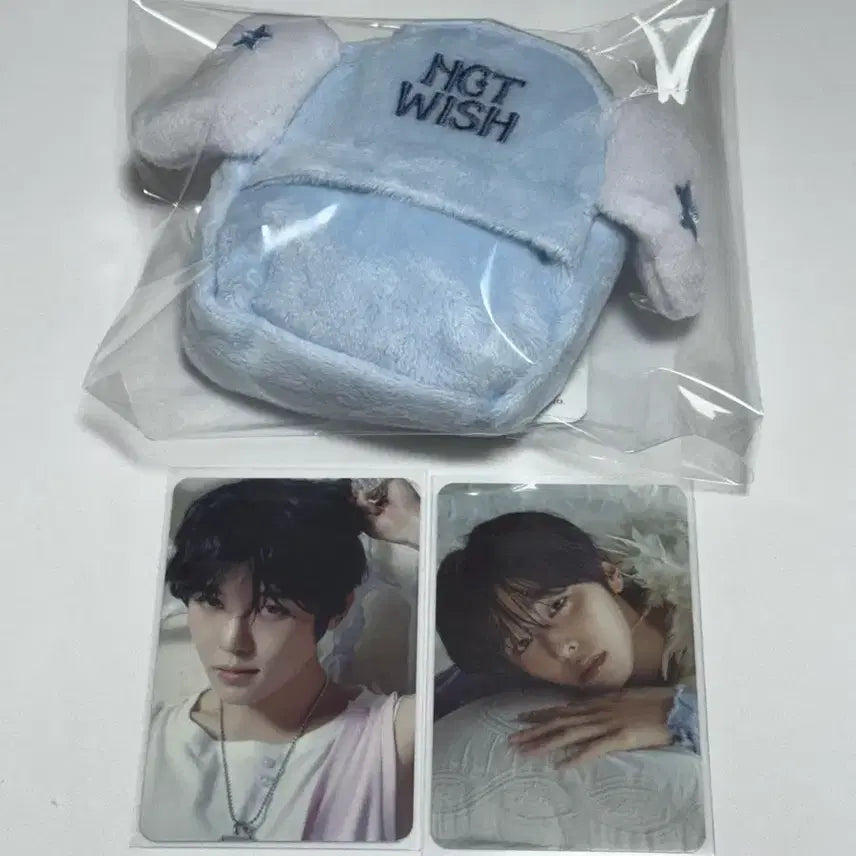[BUNJANG] NCT WISH Seven Eleven Bag Charm Keychain Photocard Set SION Riku / 엔시티 위시 세븐일레븐 가방 키링 포토카드 세트 시온 리쿠