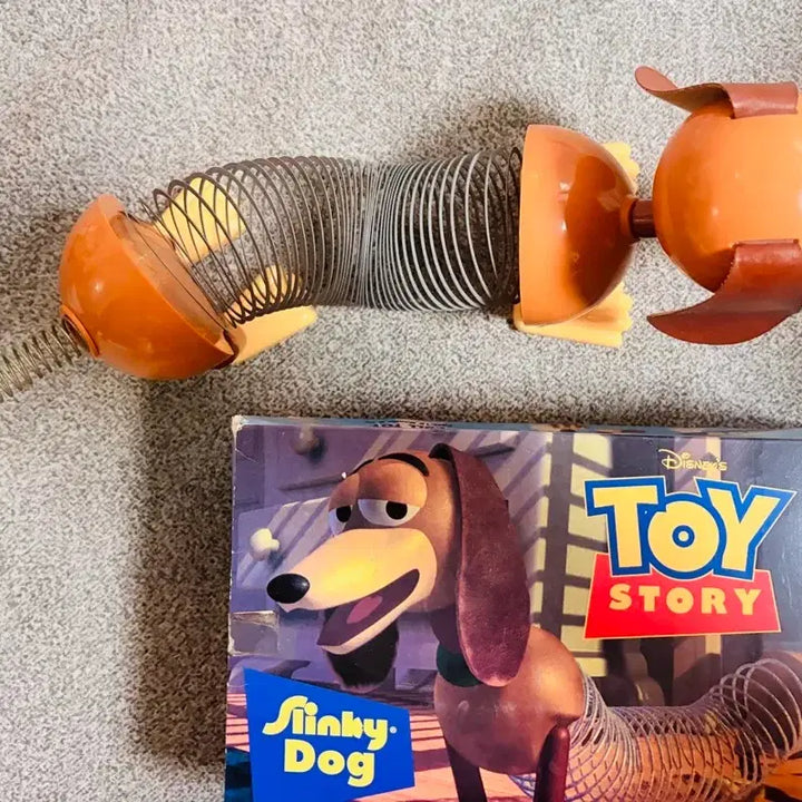 [BUNJANG] 1995 Toy Story Slinky Dog Pull Toy / 1995 오리지널 토이스토리 슬링키