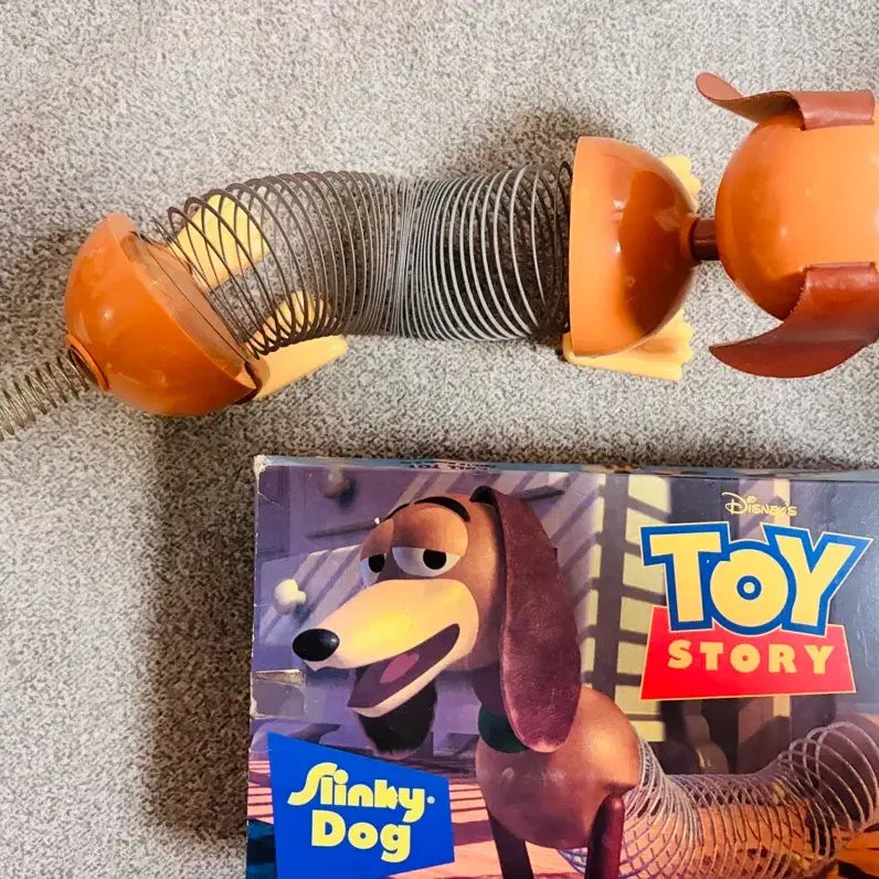 [BUNJANG] 1995 Toy Story Slinky Dog Pull Toy / 1995 오리지널 토이스토리 슬링키