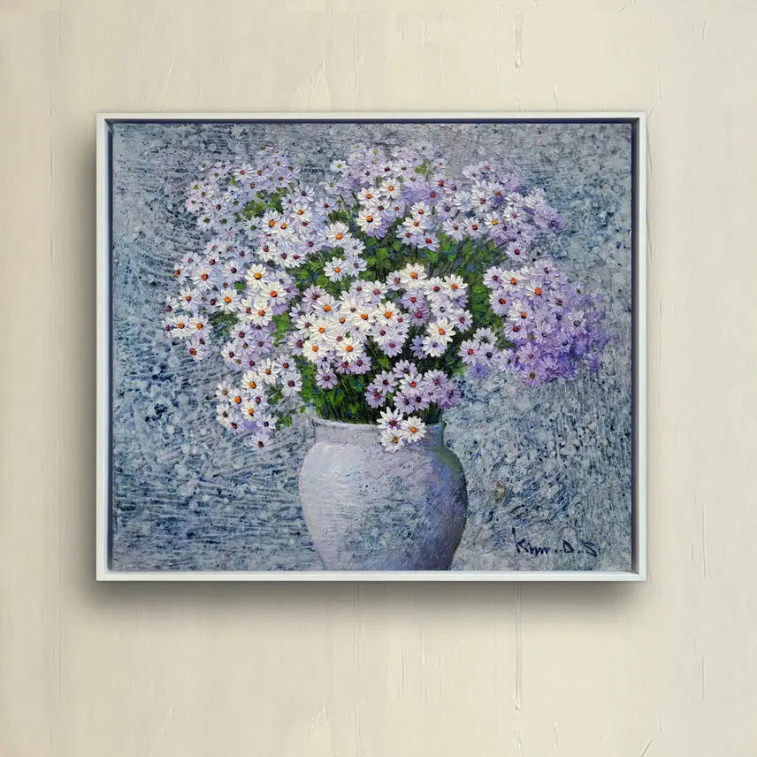 [BUNJANG] Daisy Painting (No. 12) Oil on Canvas (Original) / 데이지꽃 12호 (유화)