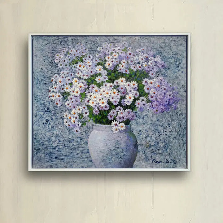 [BUNJANG] Daisy Painting (No. 12) Oil on Canvas (Original) / 데이지꽃 12호 (유화)